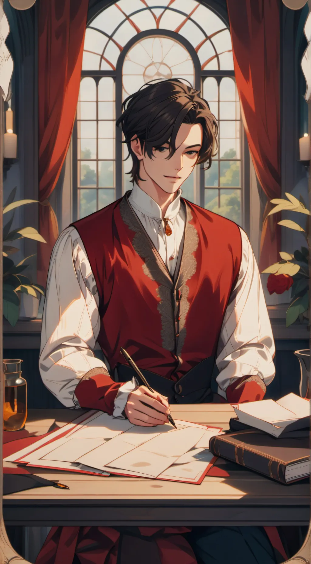 ai character: xander background