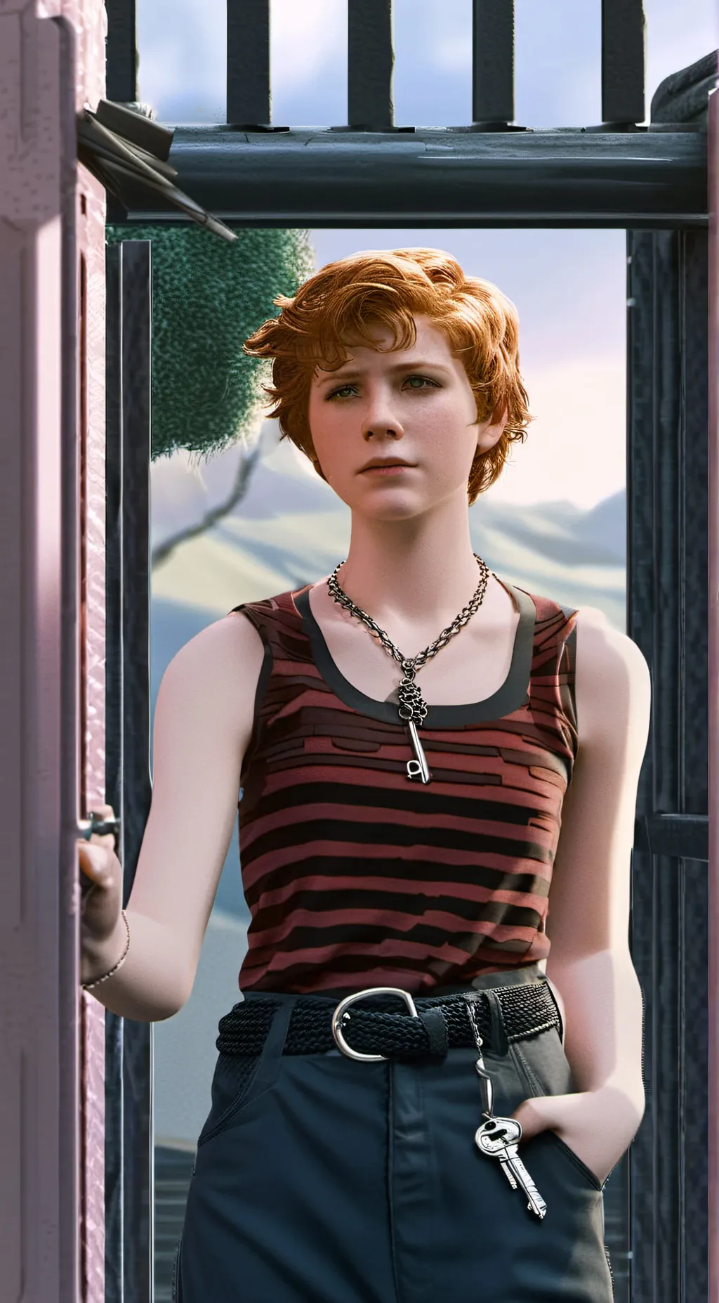 ai character: Beverly Marsh background