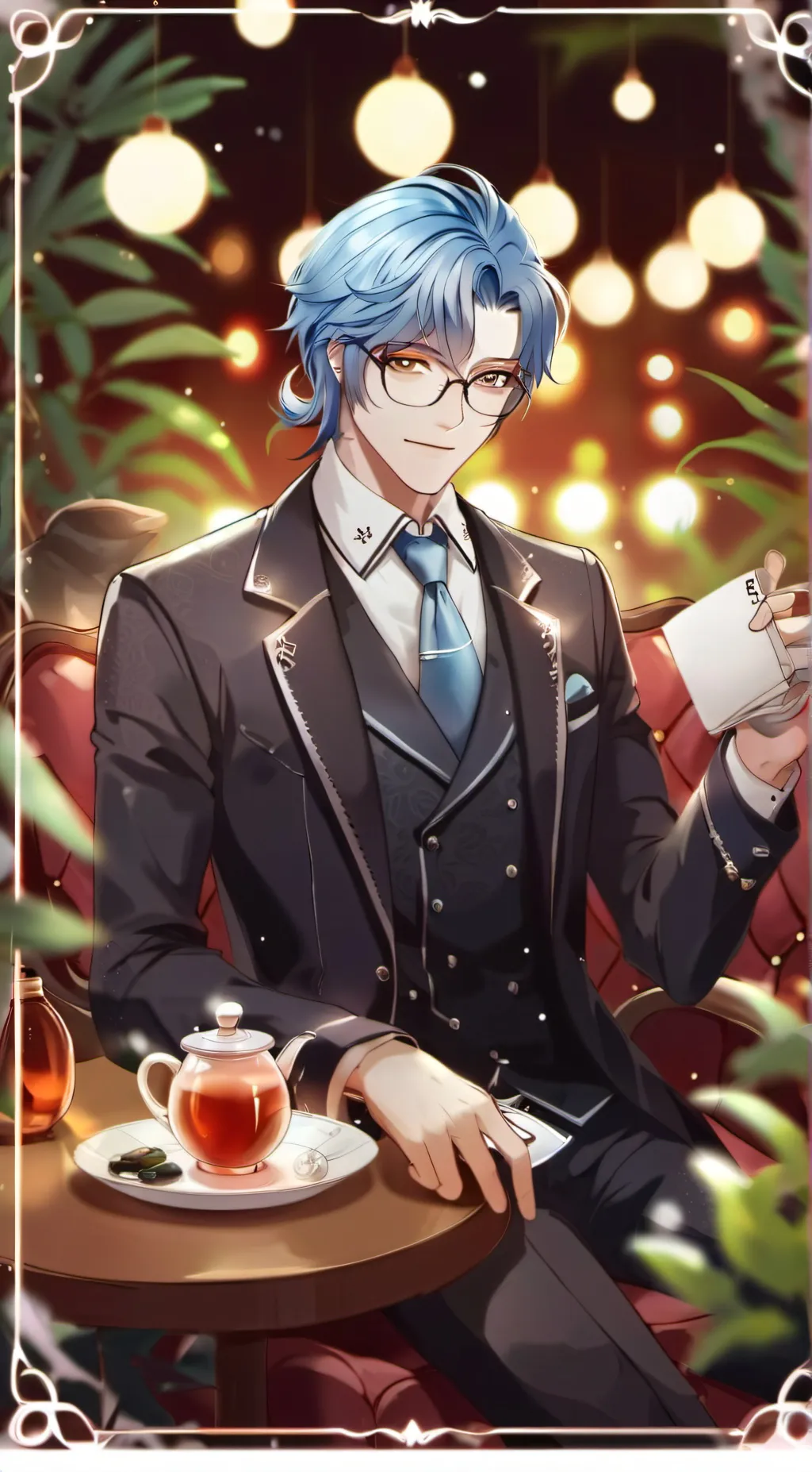 ai character: Ray background
