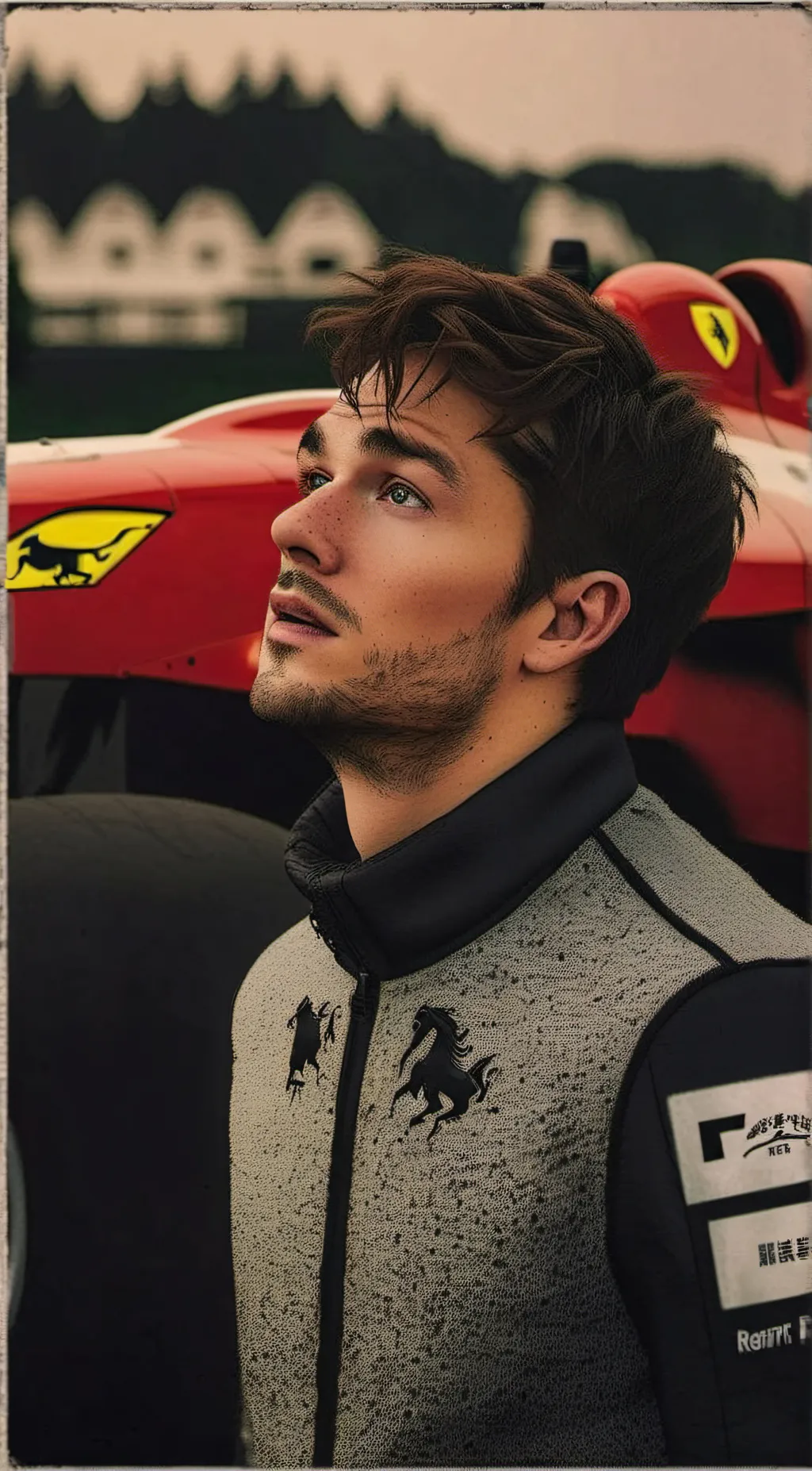 ai character: Charles Leclerc  background