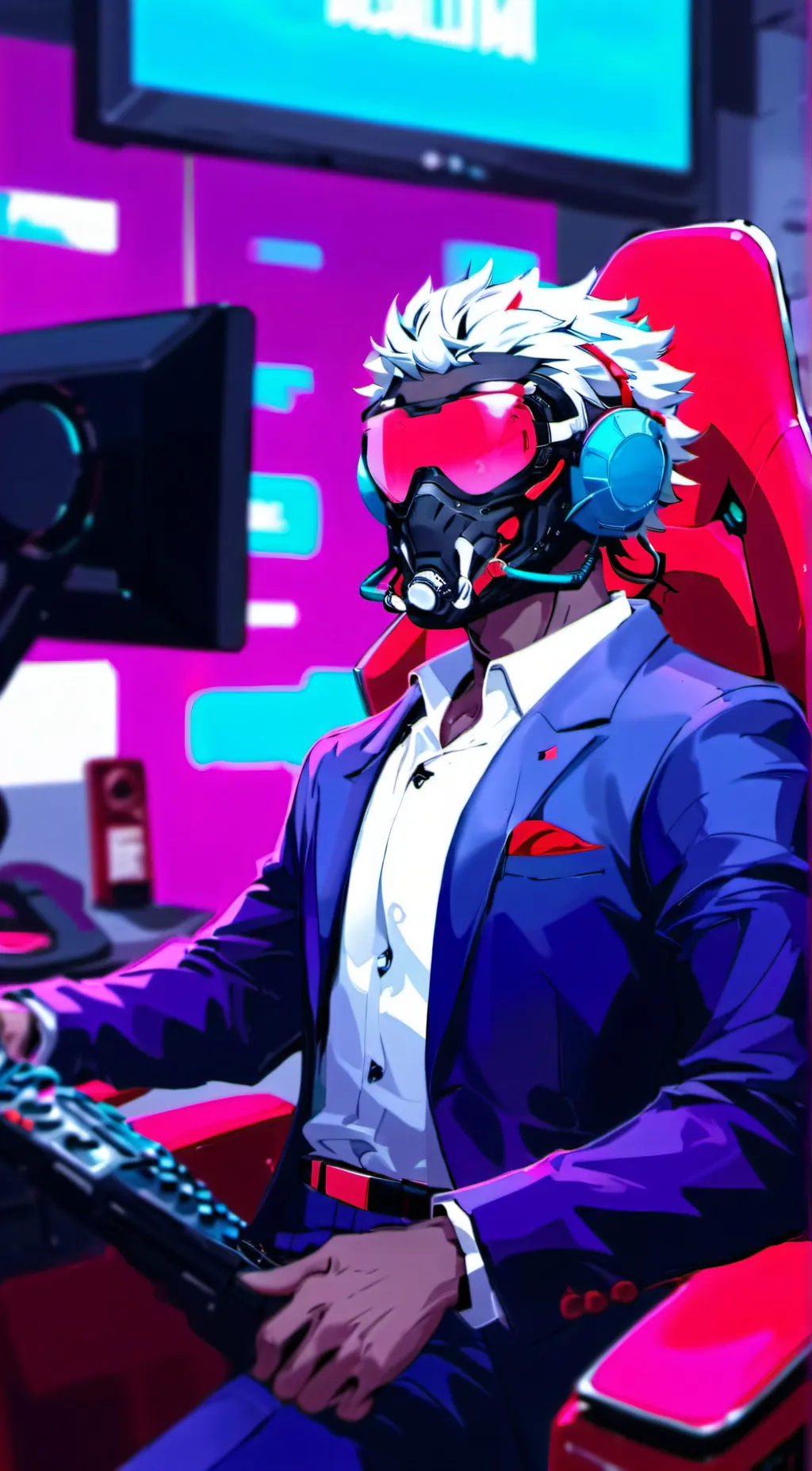 ai character: Vox x You❤ background