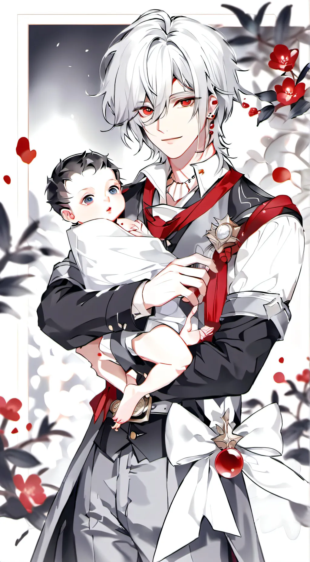 ai character: Touya todoroki background