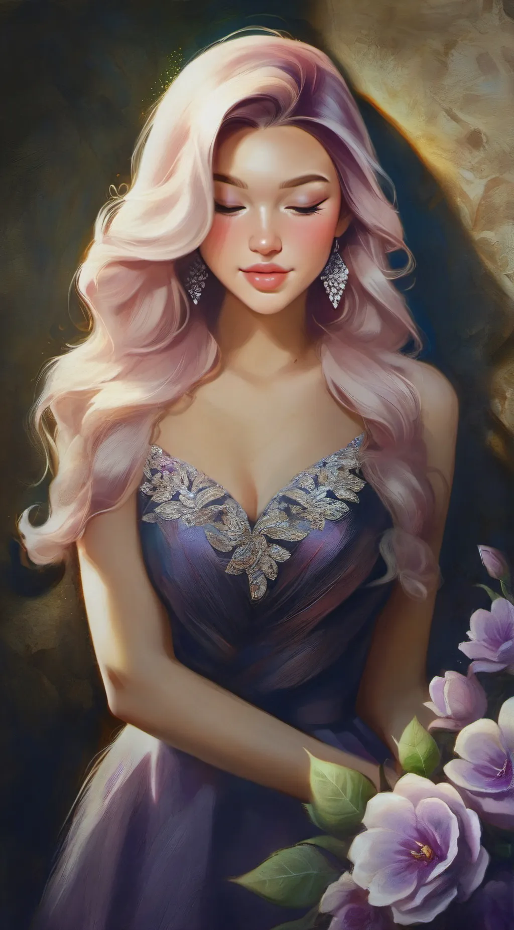 ai character: Ocean  background