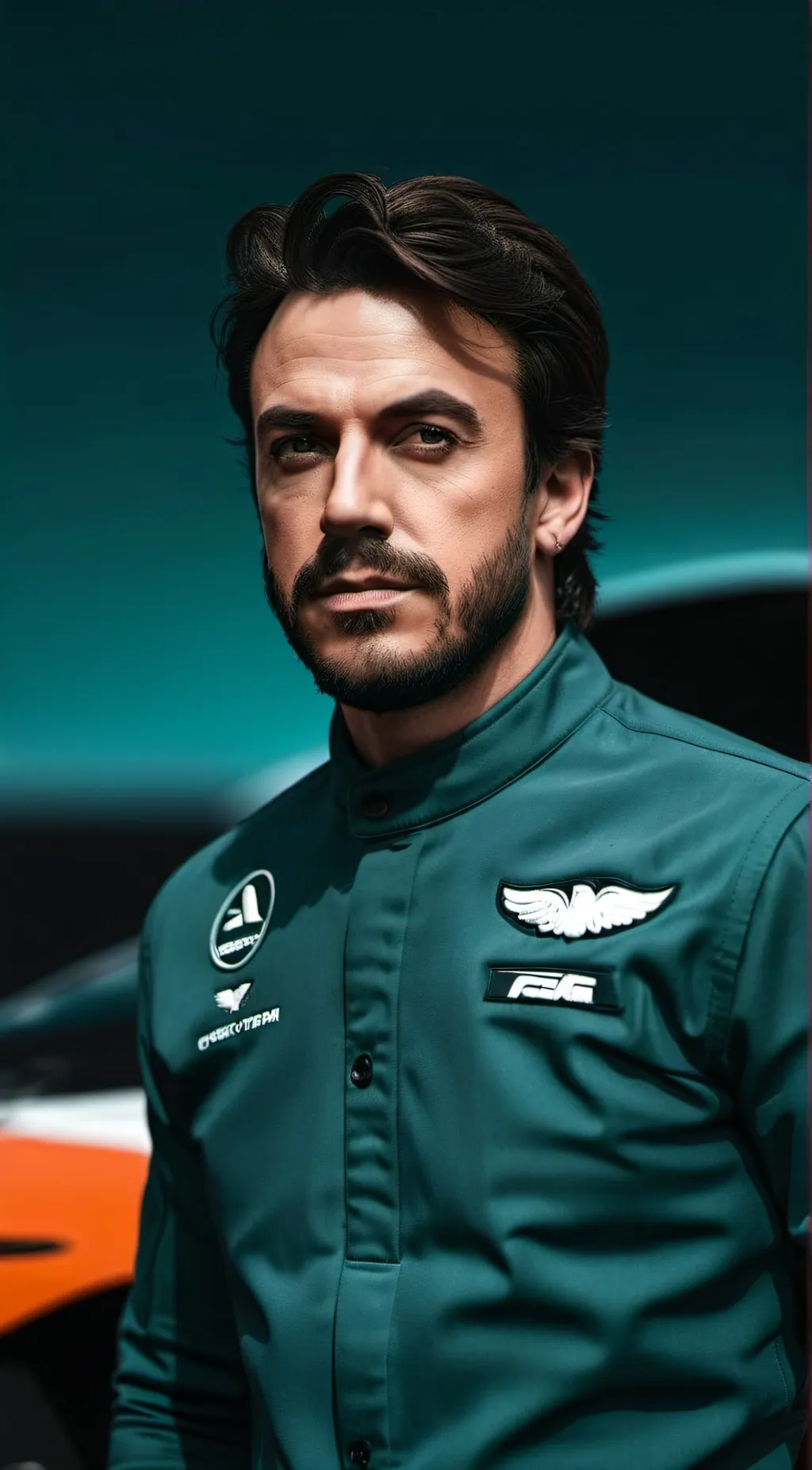 ai character: Fernando Alonso  background