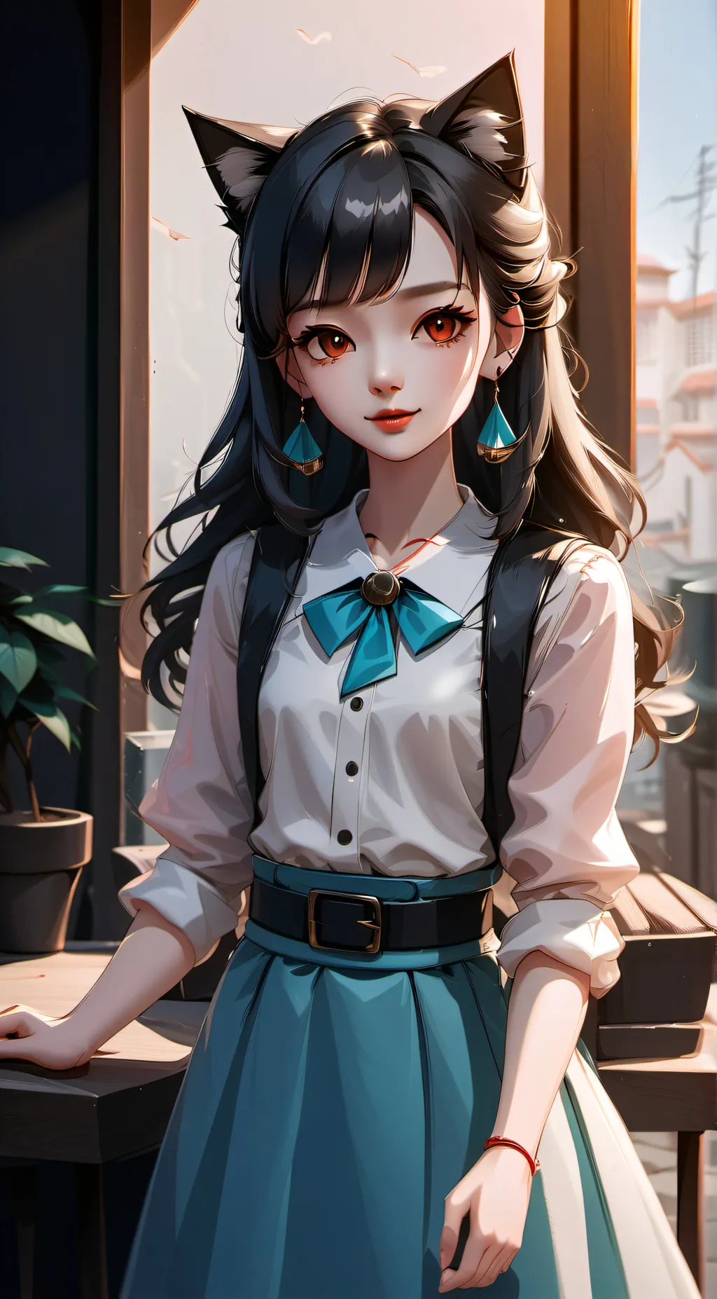 ai character: amy background