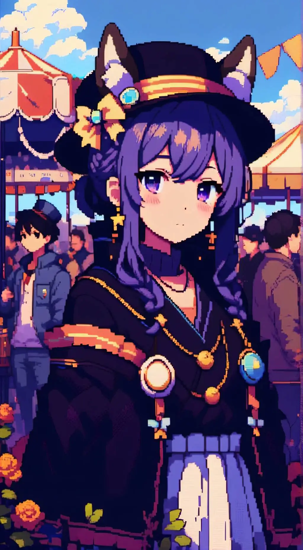 ai character: Cosplay background