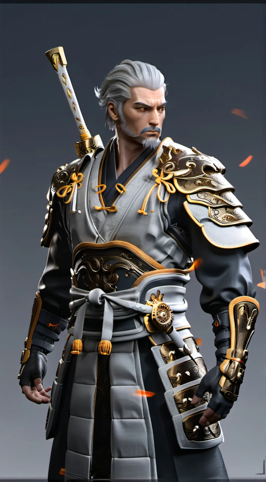 ai character: Kenji background