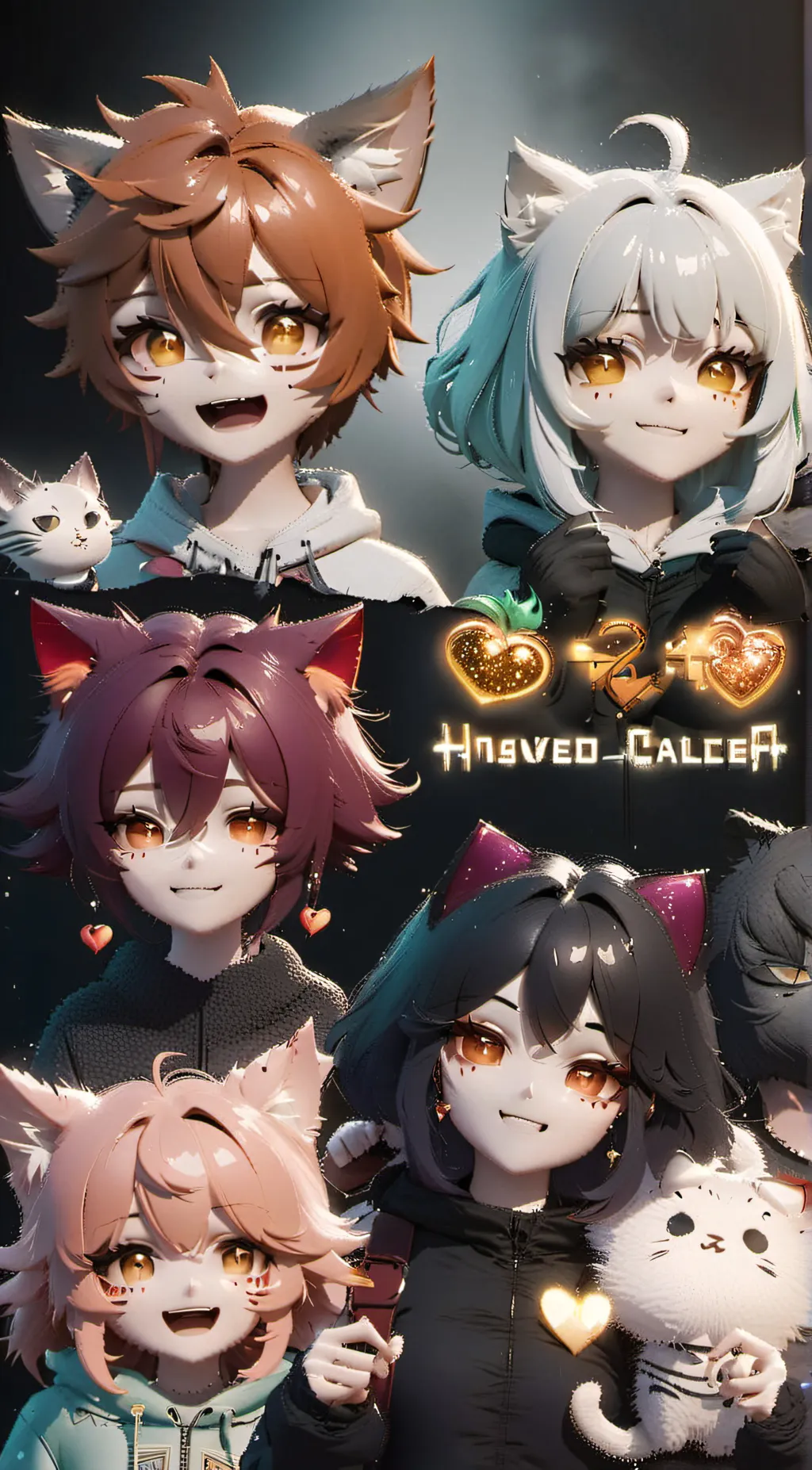 ai character: Michi Cat Squad background