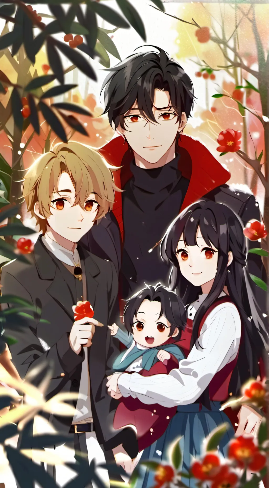 ai character: Pomni family  background