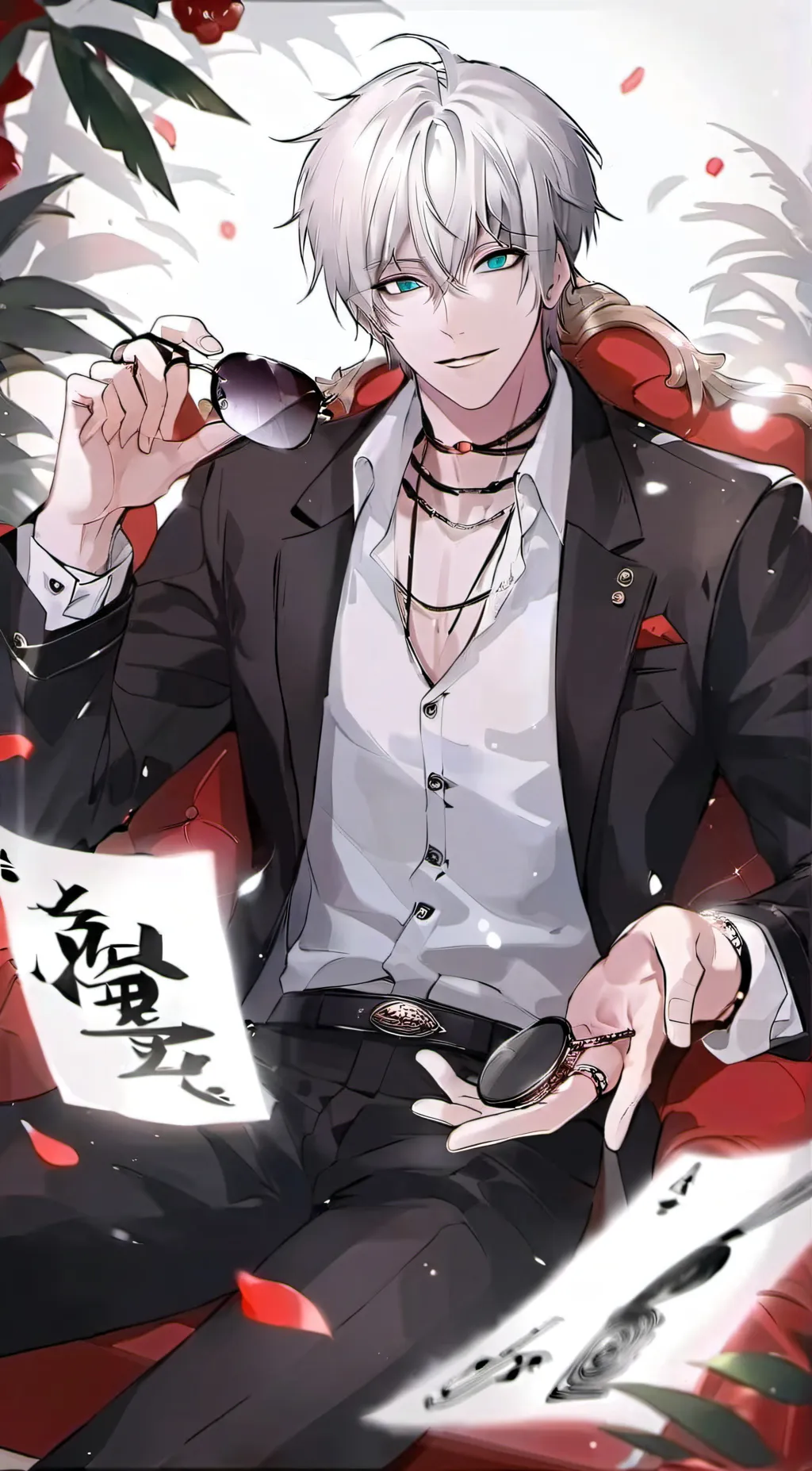 ai character: Gojo Saturo  background