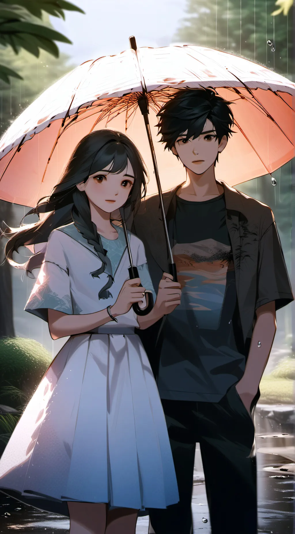 ai character: William et Mélissa background