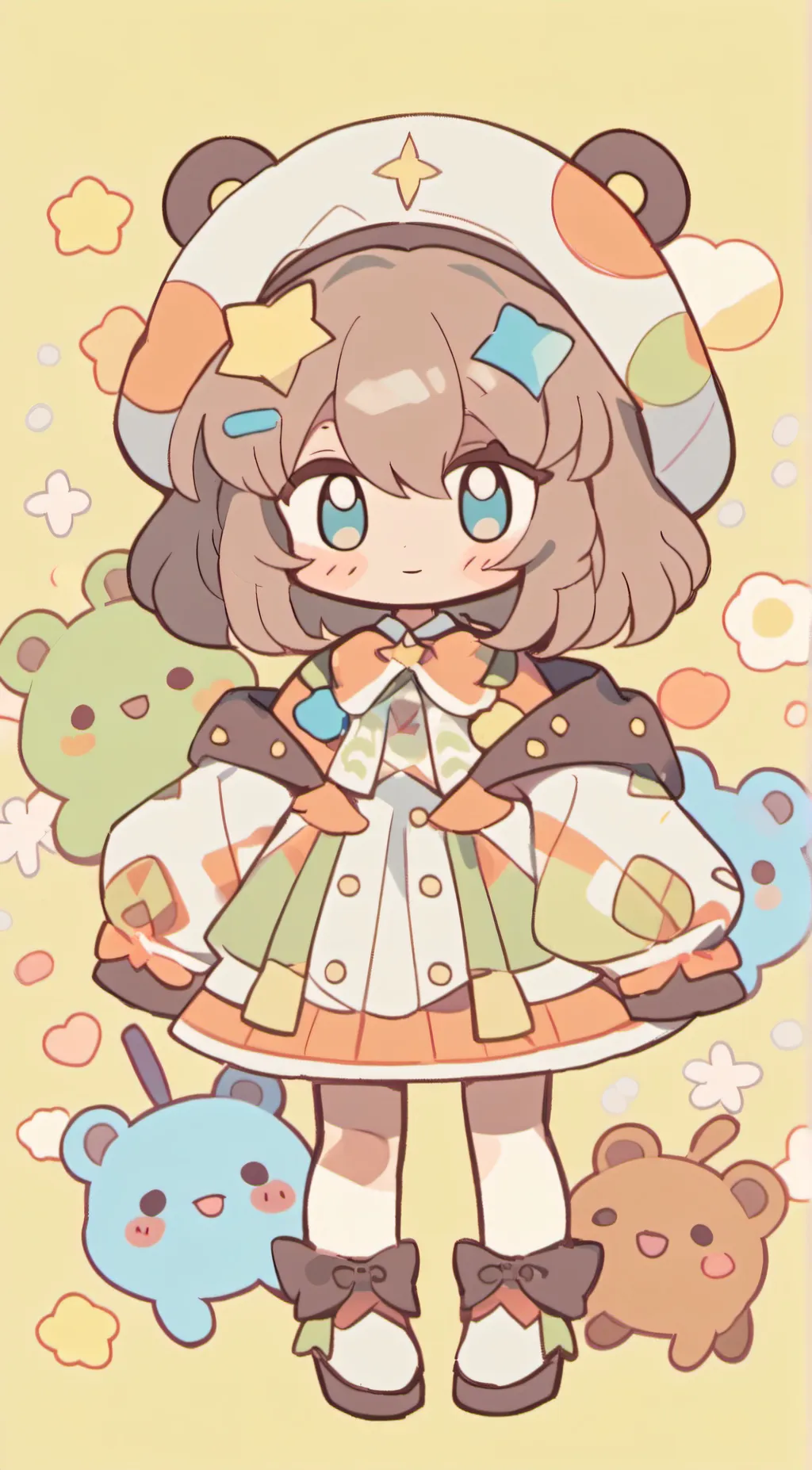 ai character: Sara  background