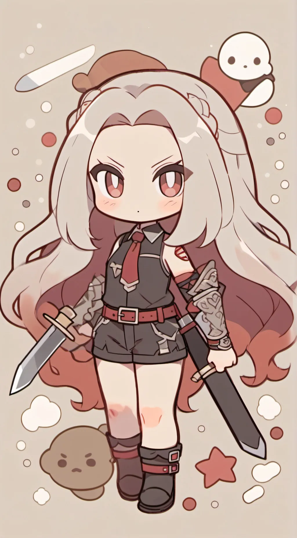 ai character: Chili PepperCookie background