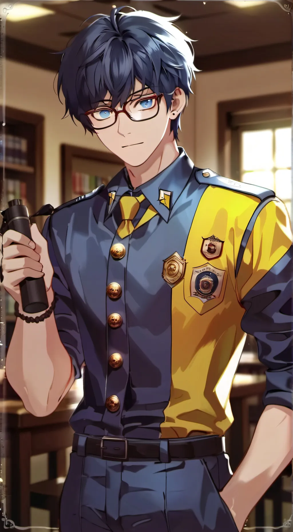 ai character: Hirotaka Isumi background