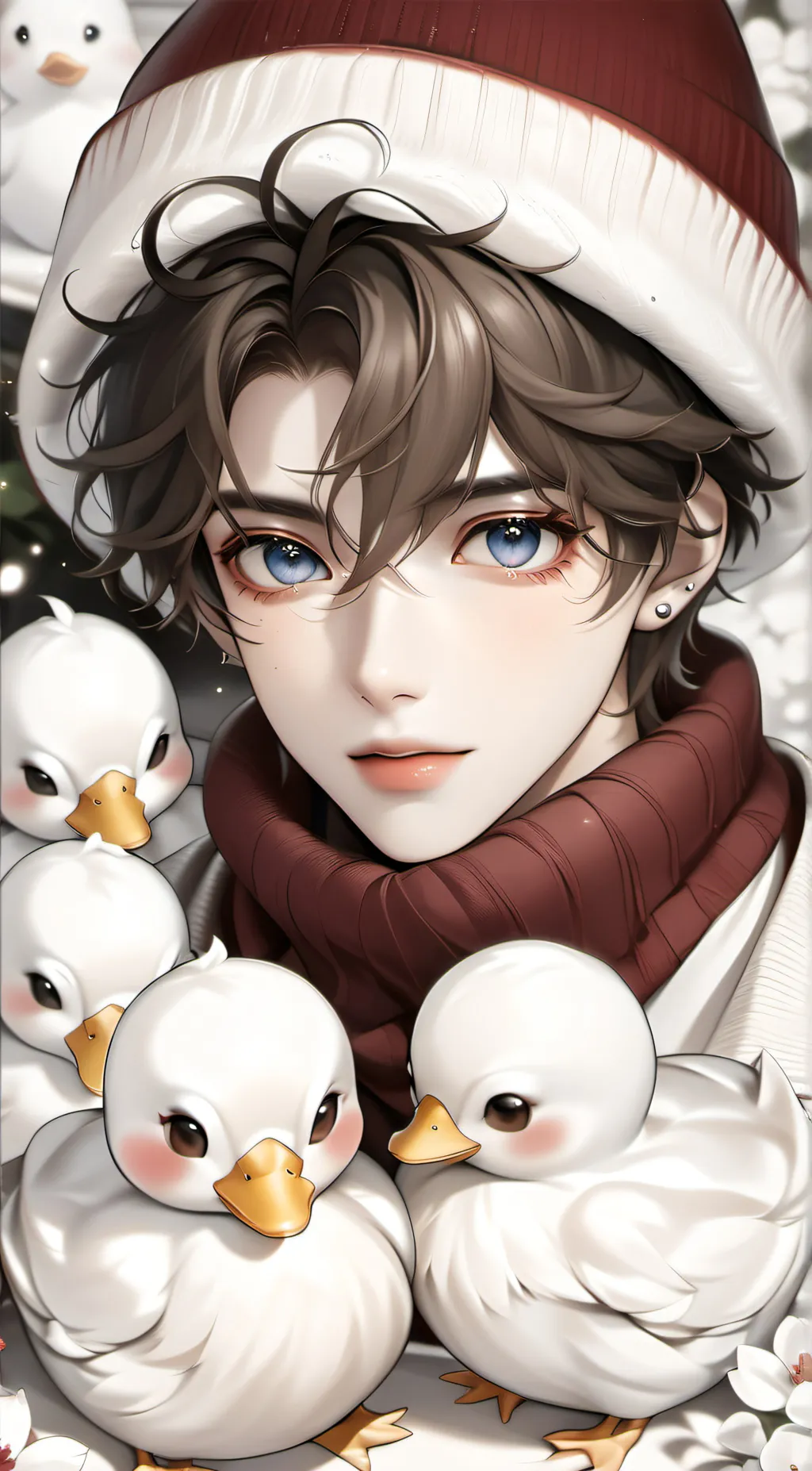 ai character: Quackity background