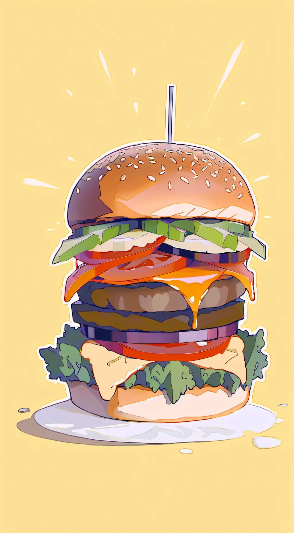 ai character: Bacon Supreme  background