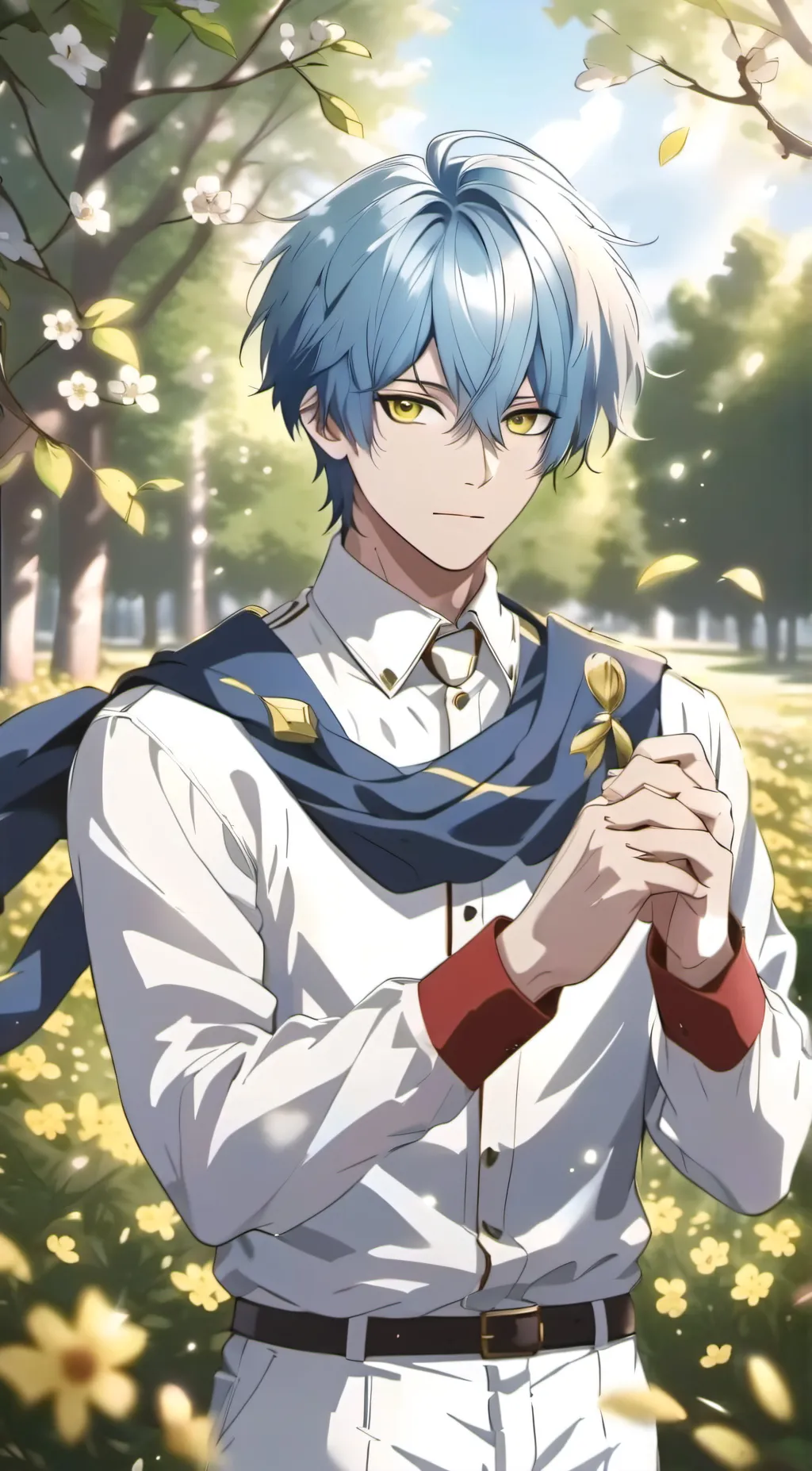 ai character: Shoto todoroki  background