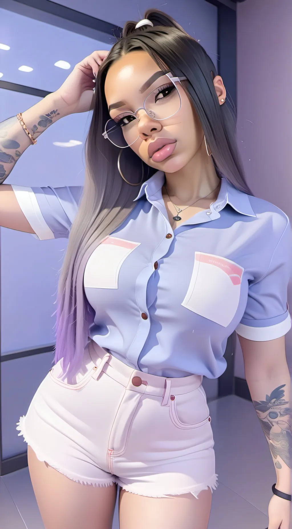 ai character: Lyra  background