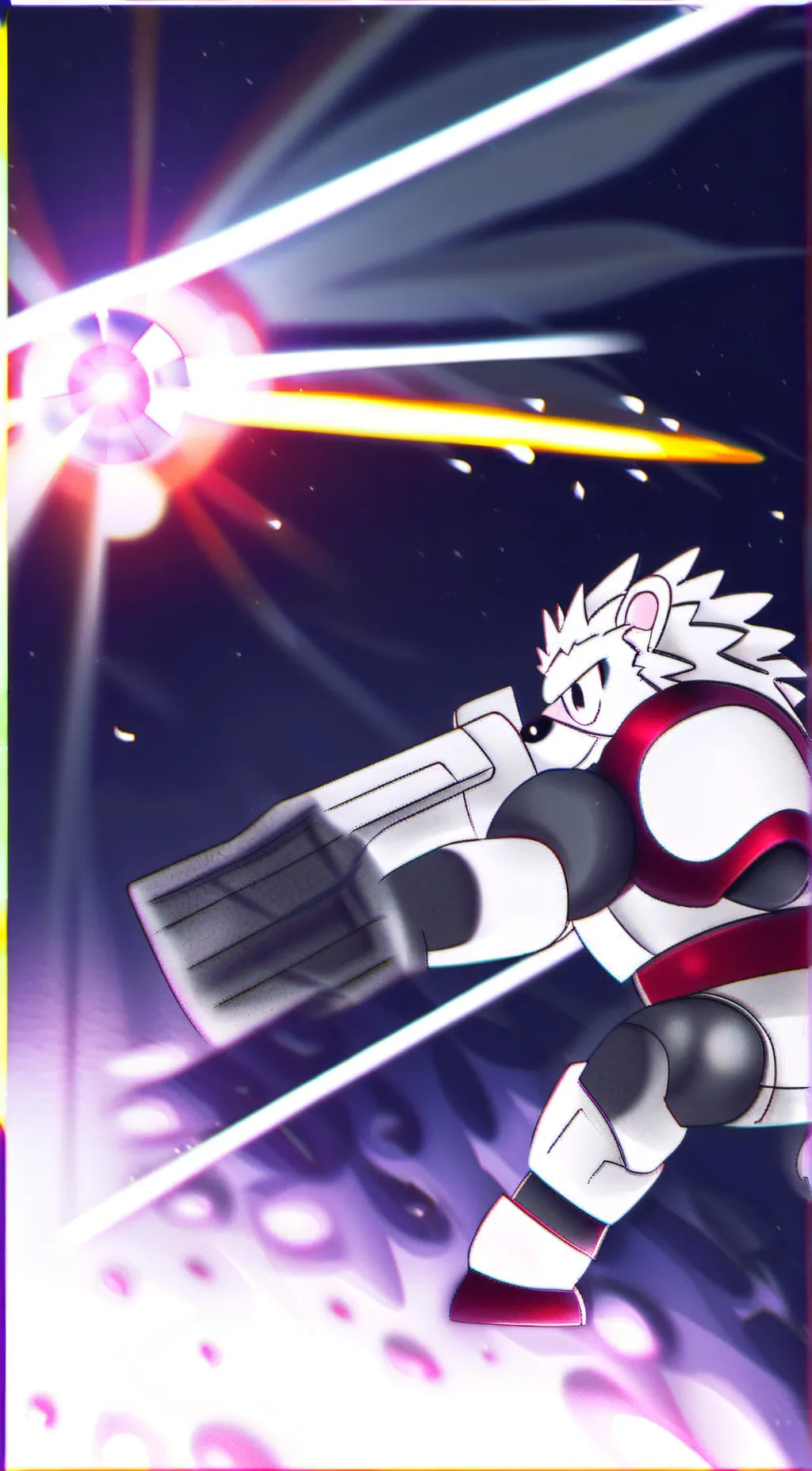 ai character: hyper sonic background