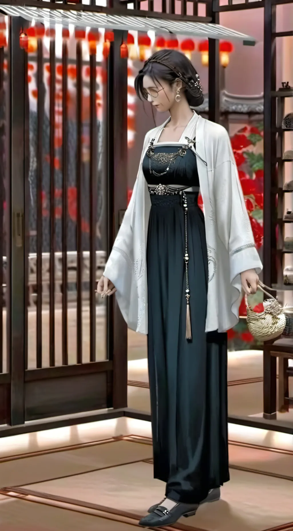 ai character: 熟女妈妈 background