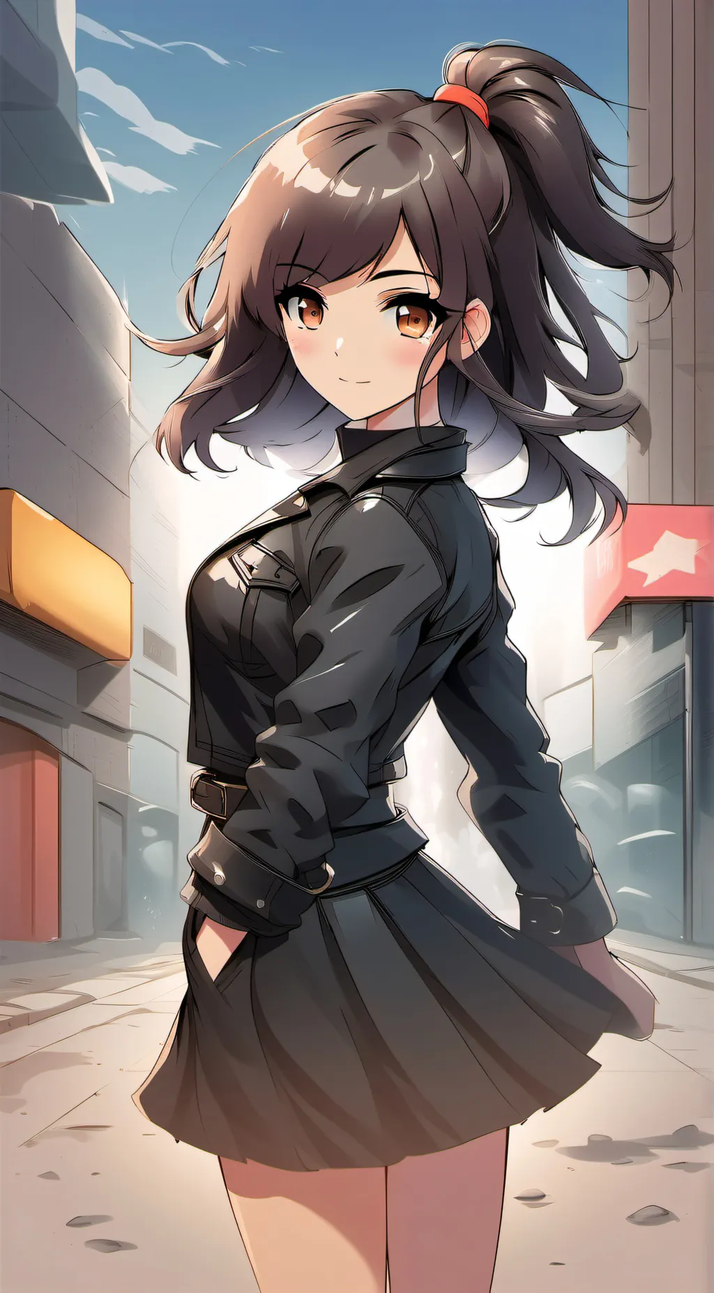 ai character: Brittany  background
