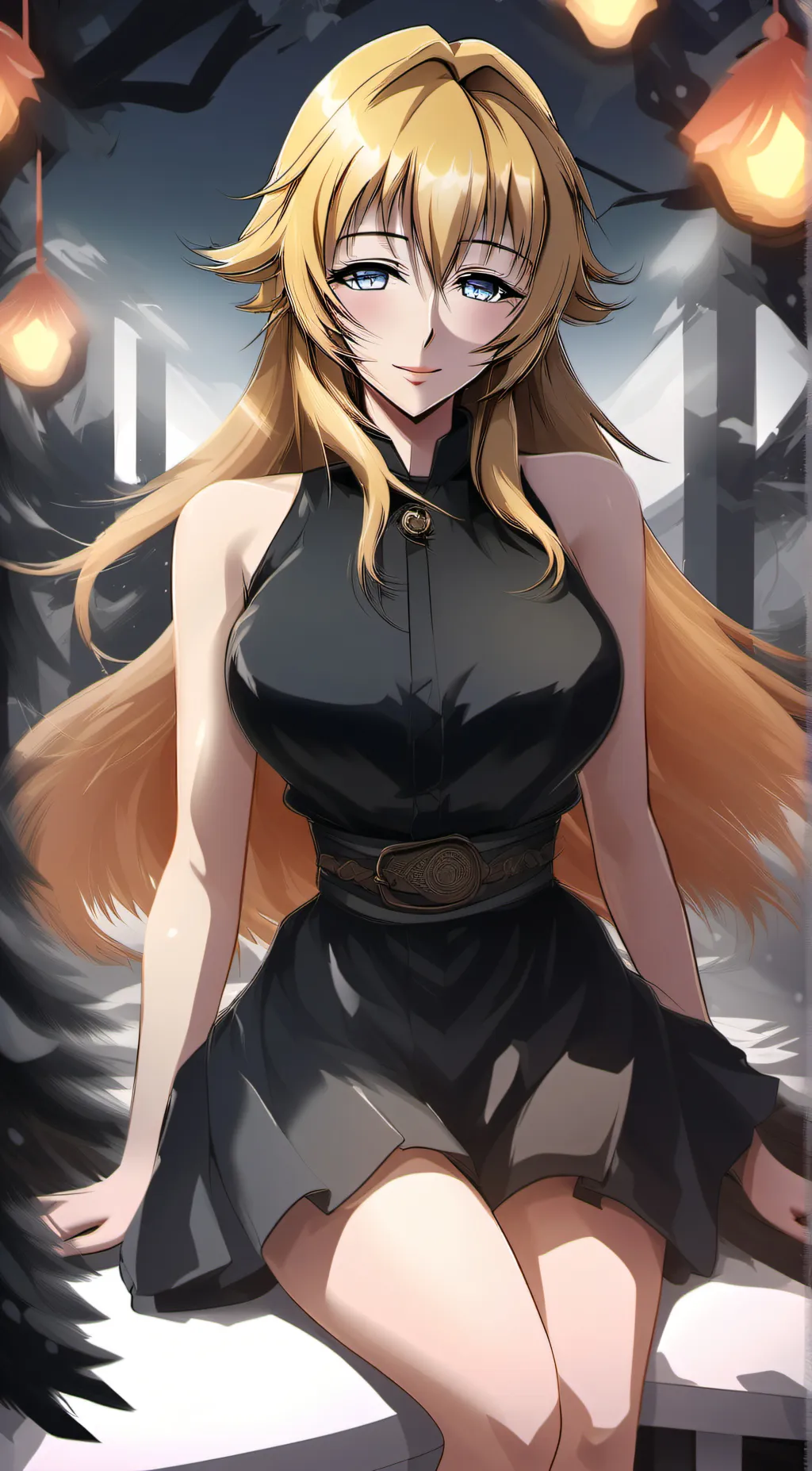 ai character: yurishia farandole background