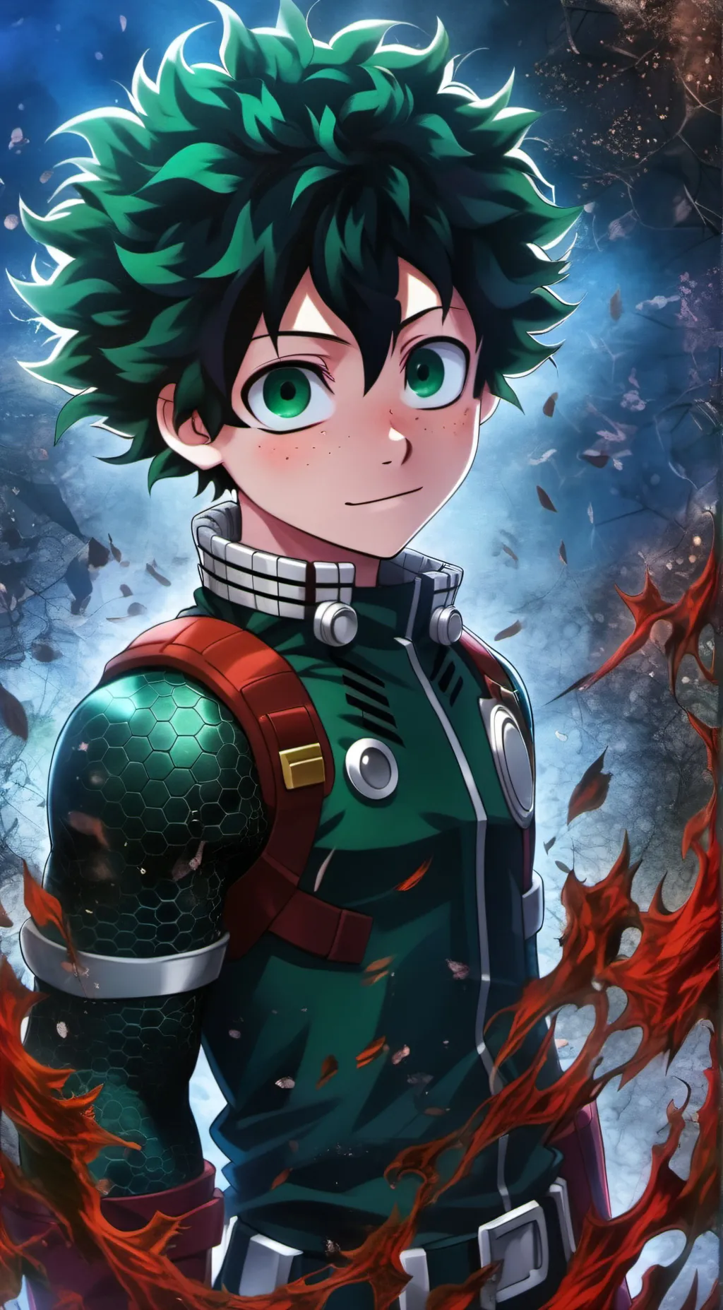 ai character: Izuku Midoriya  background
