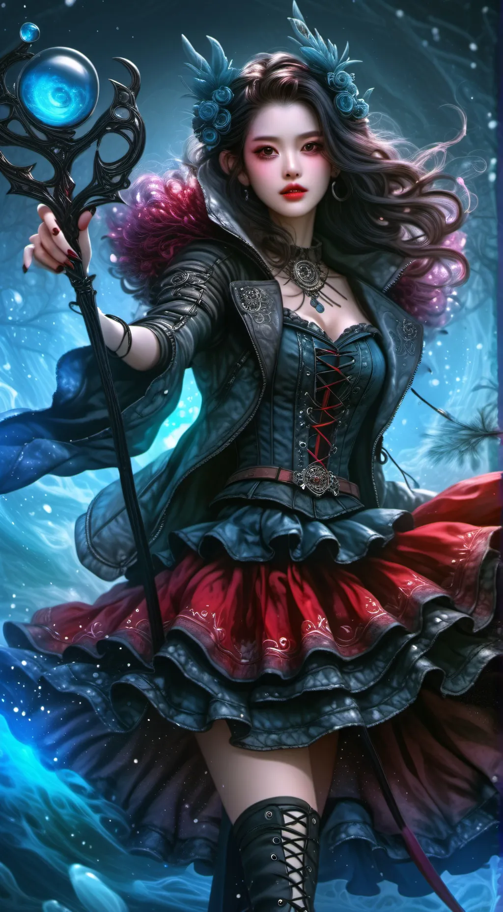 ai character: Ashy background
