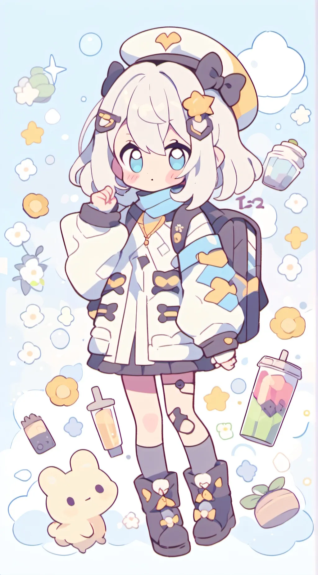 ai character: tela background