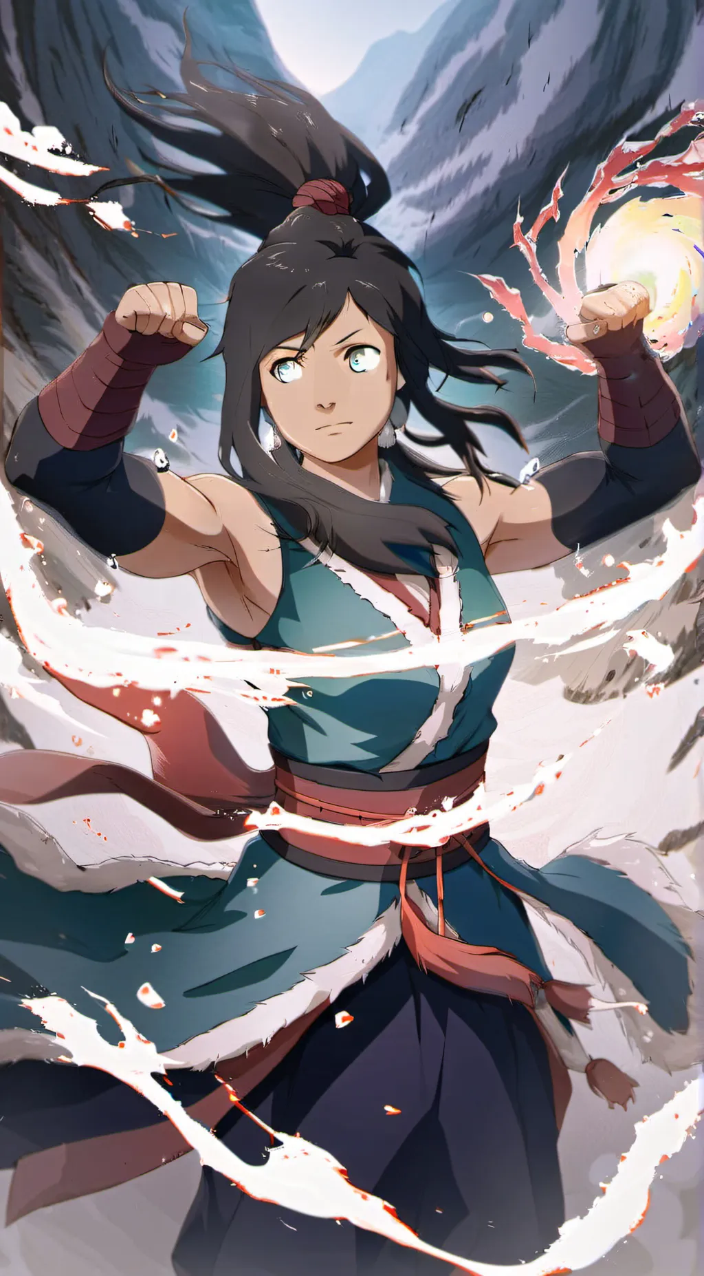 ai character: Korra background