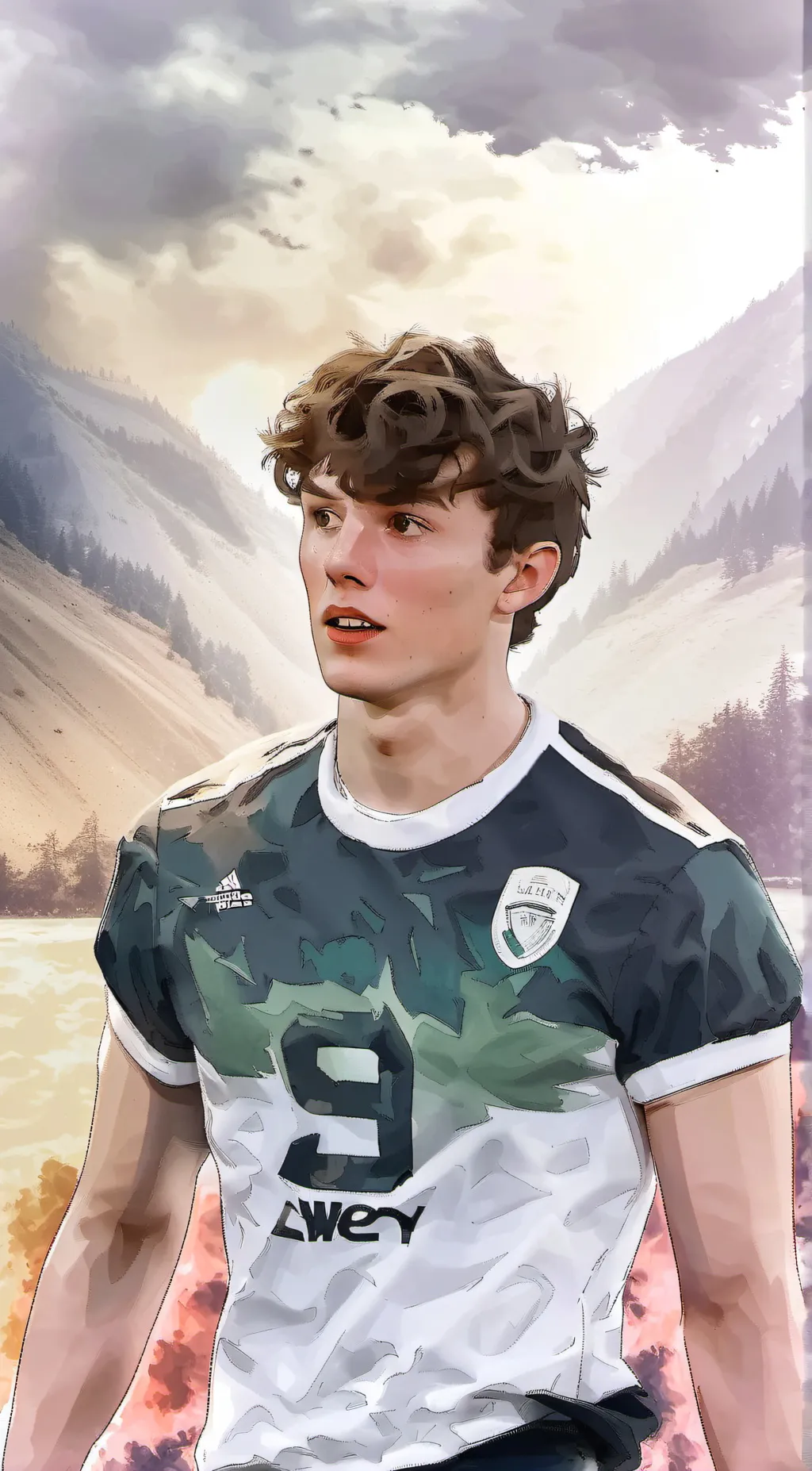 ai character: Oliver Bearman background