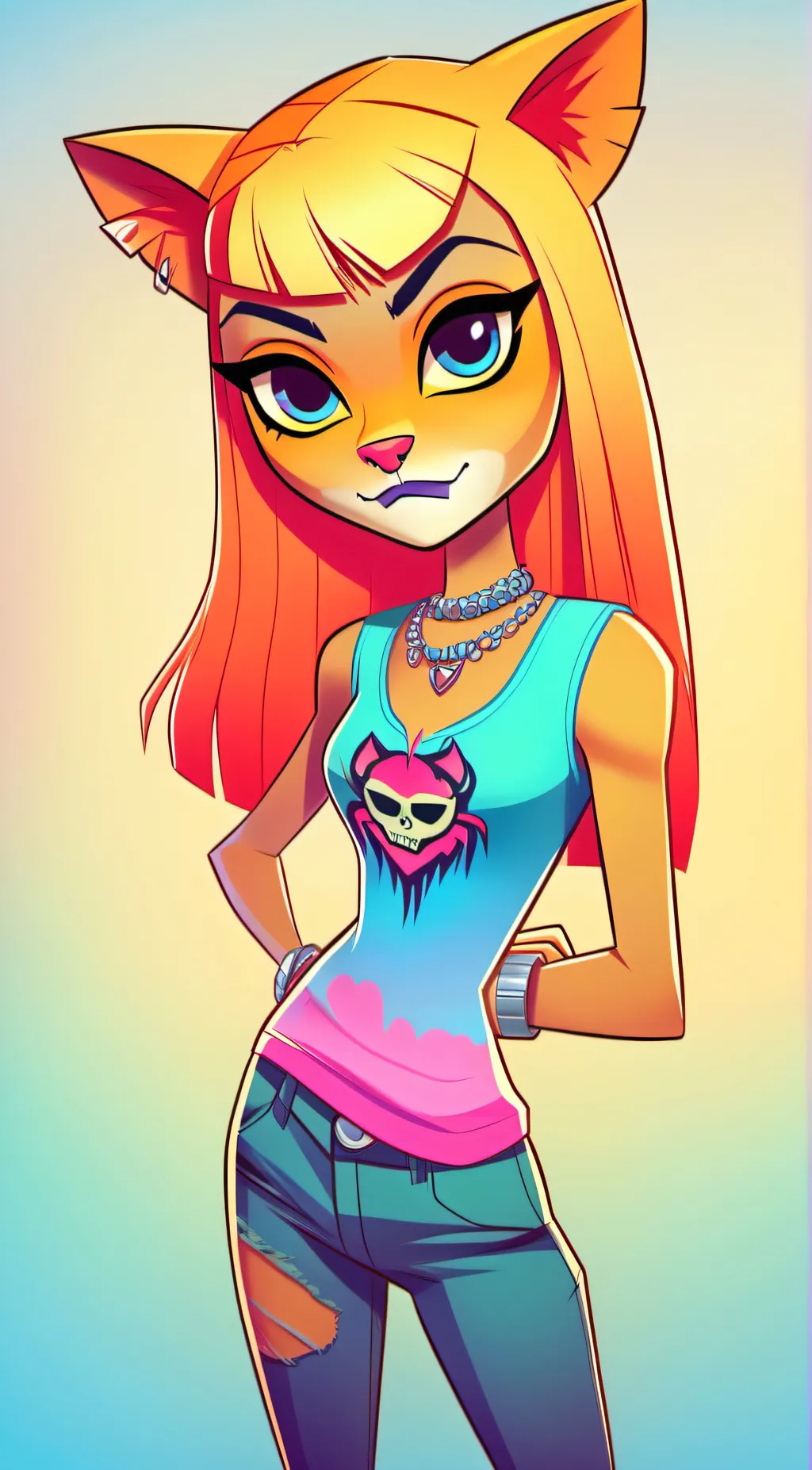 ai character: Mowleen  background