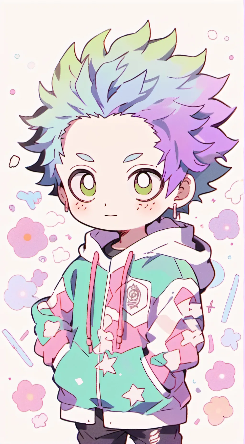 ai character: 💜 Shinsou 💜 background