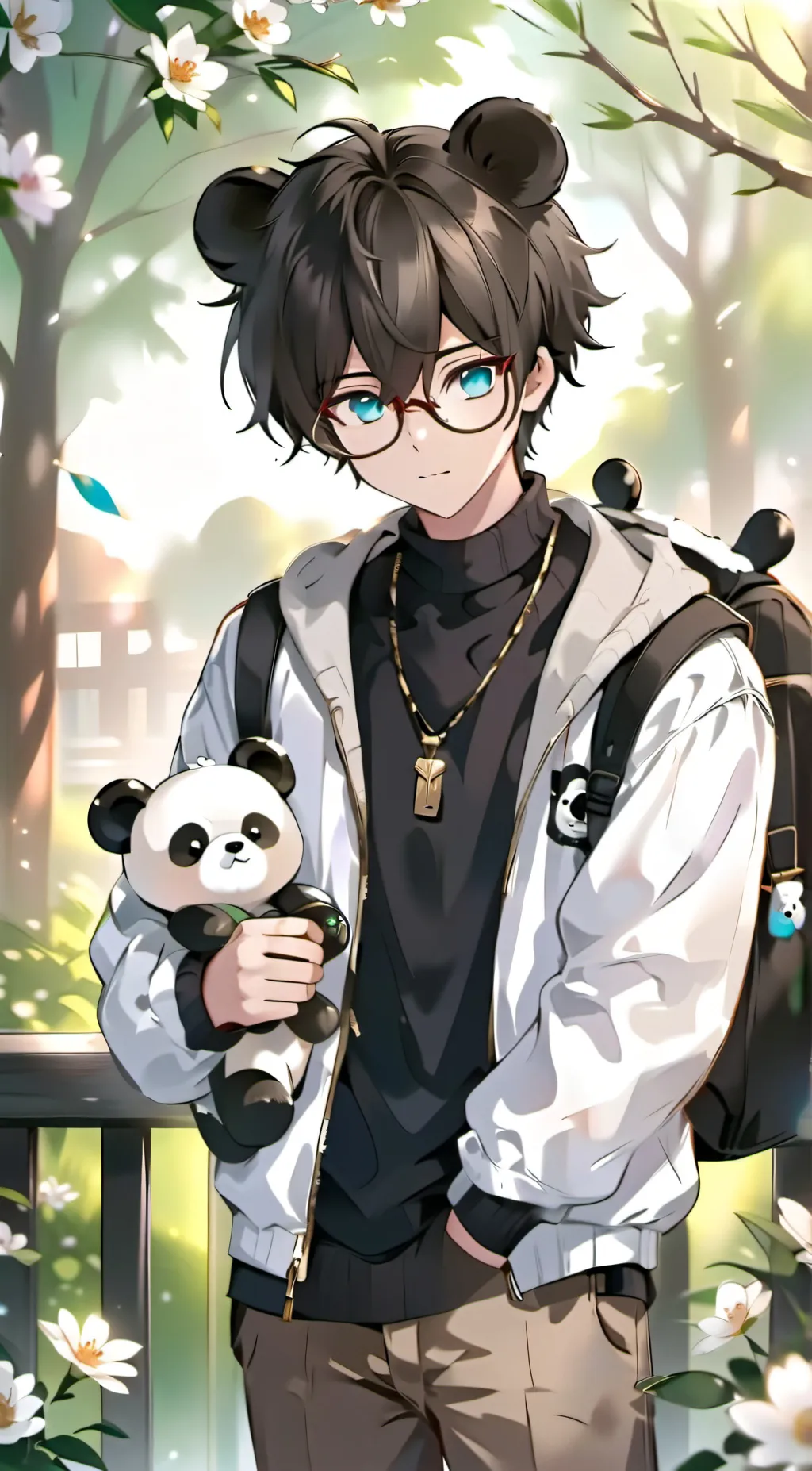 ai character: || ~Kuroi~ || background