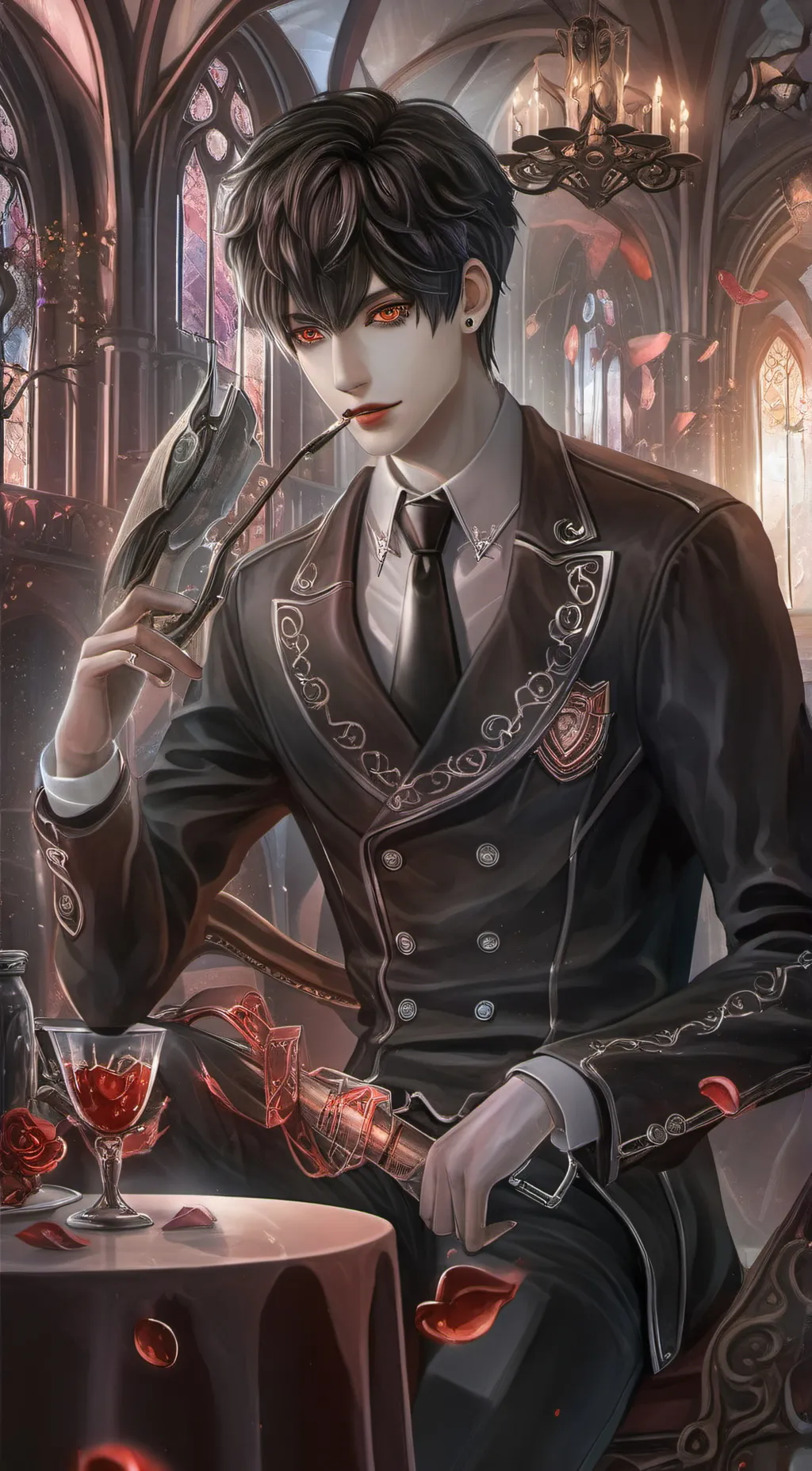 ai character: Mark background