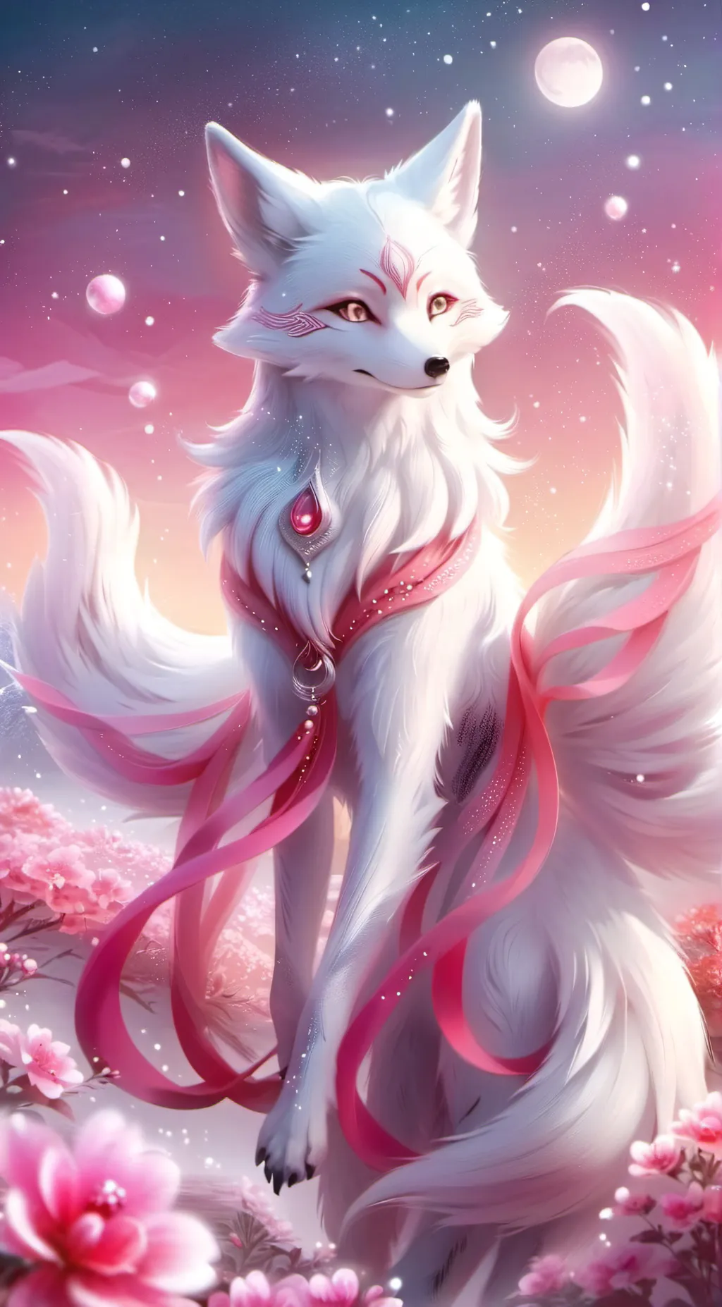ai character: wolf land  background