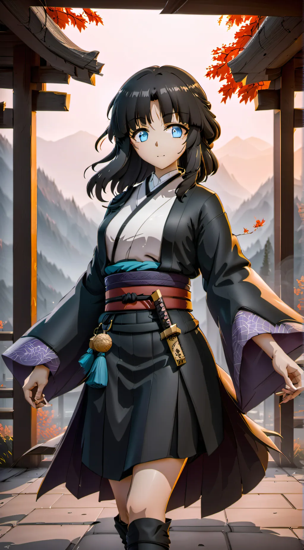 ai character: Demon Slayer background