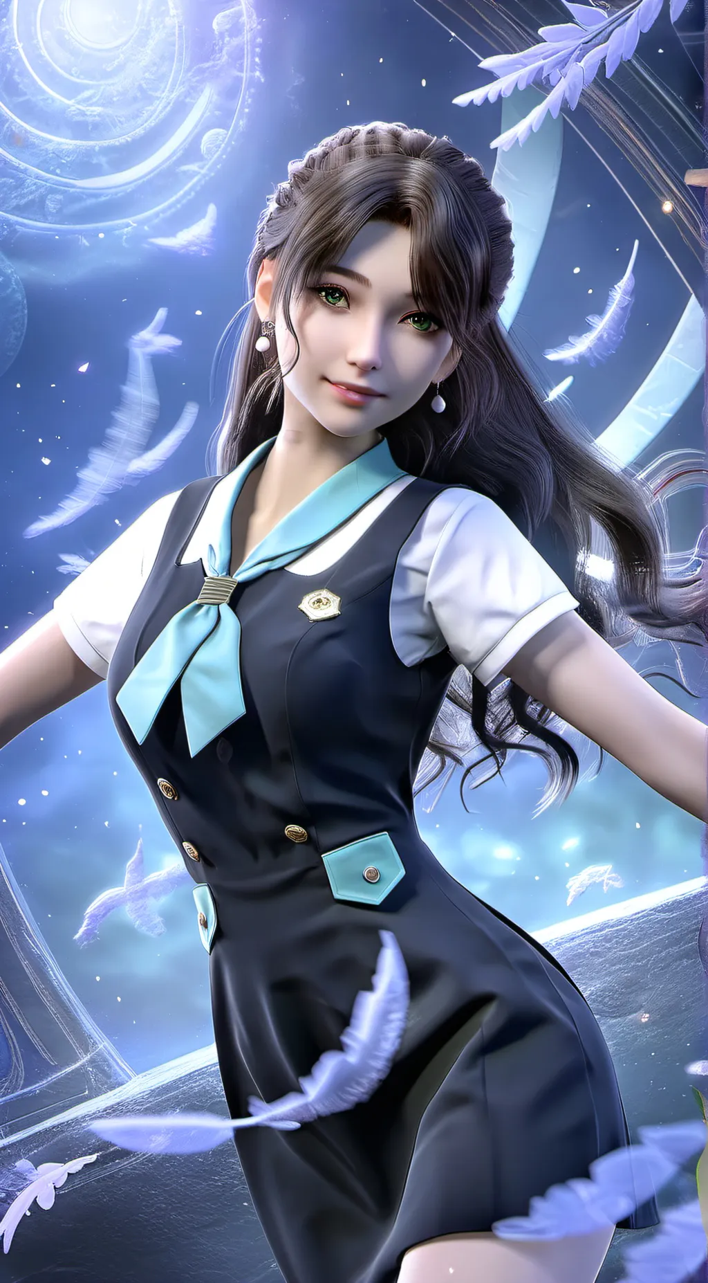 ai character: Cindy  background
