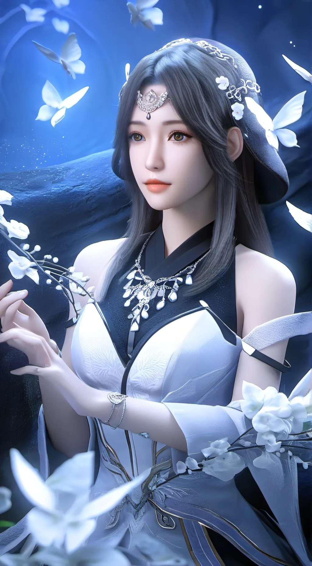 ai character: lily background
