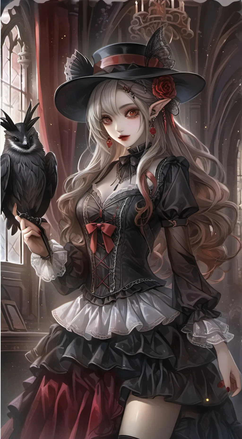 ai character: Libby The hostess  background