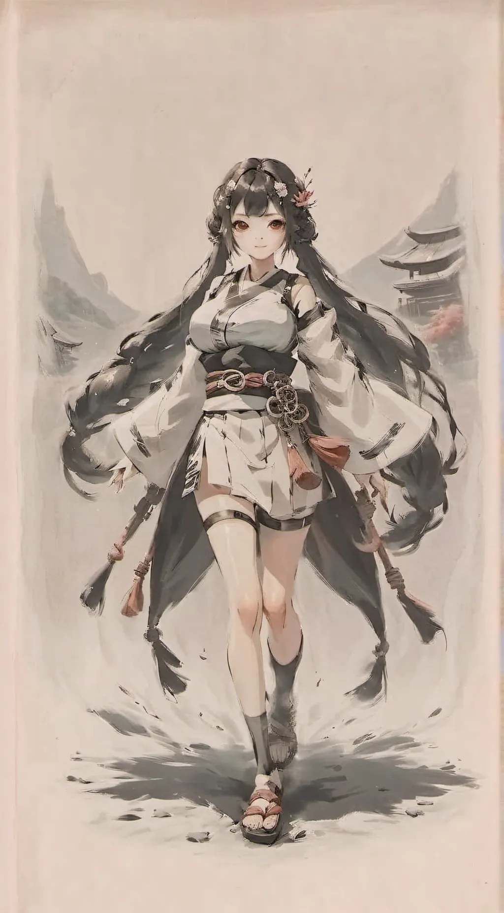 ai character: Miko Lee  background