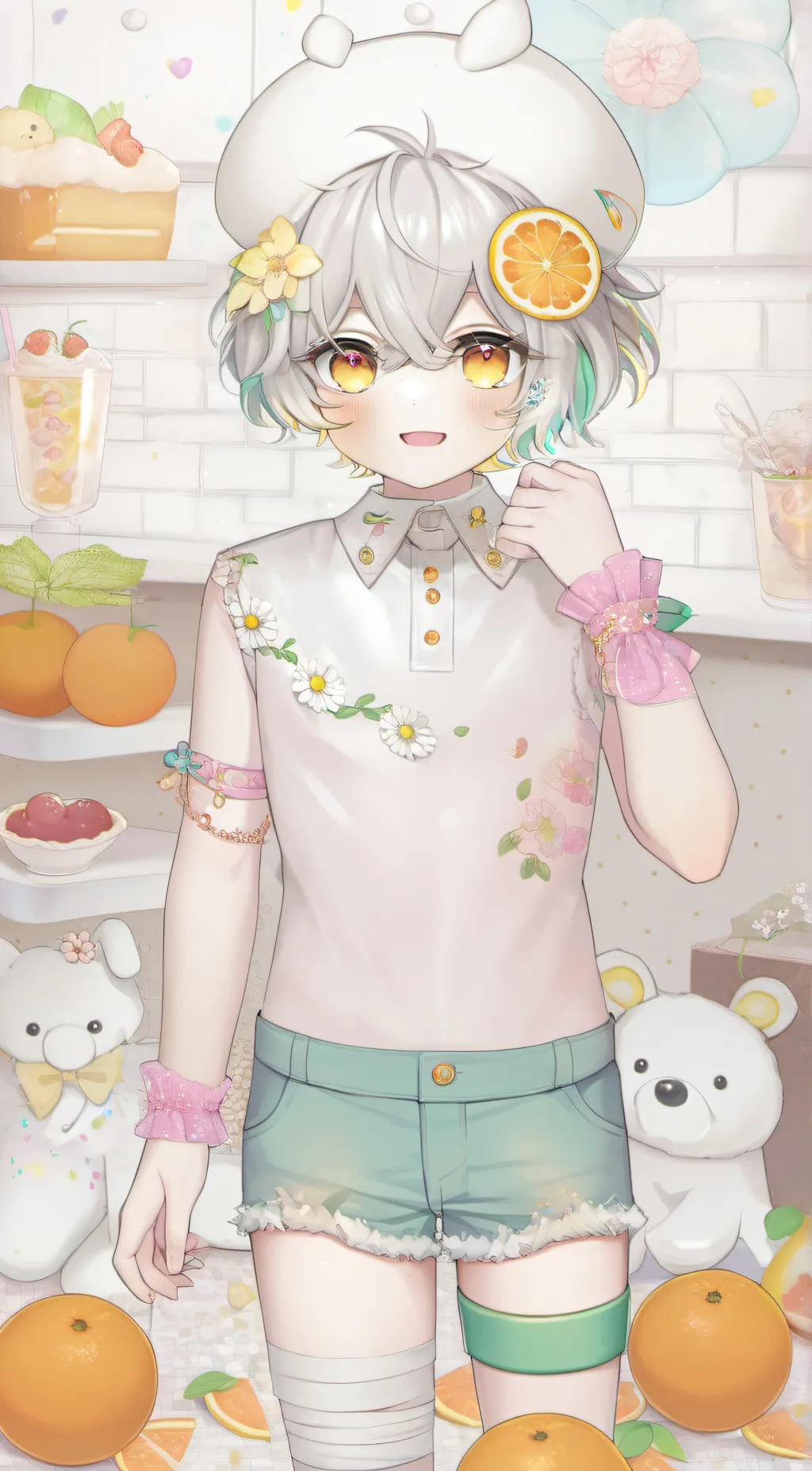 ai character: dogday background