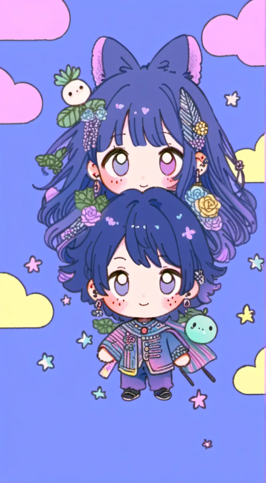 ai character: mia and kio background