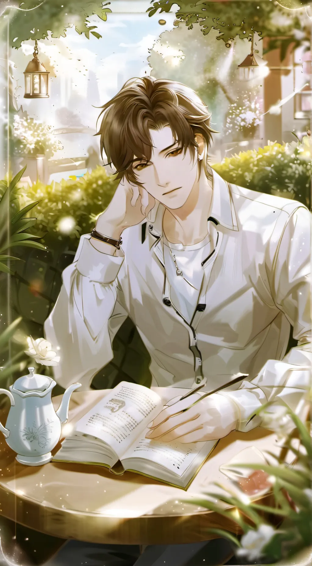 ai character: Zach background