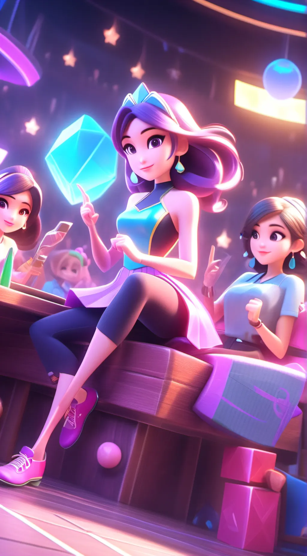 ai character: Briella background