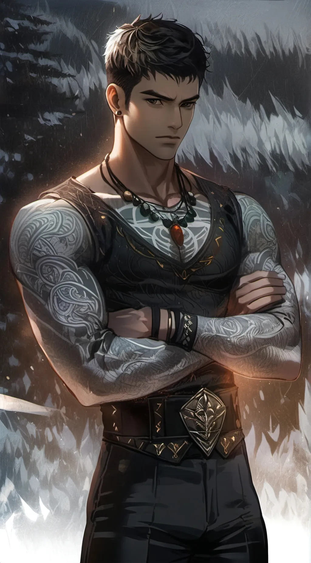 ai character: Malcom background