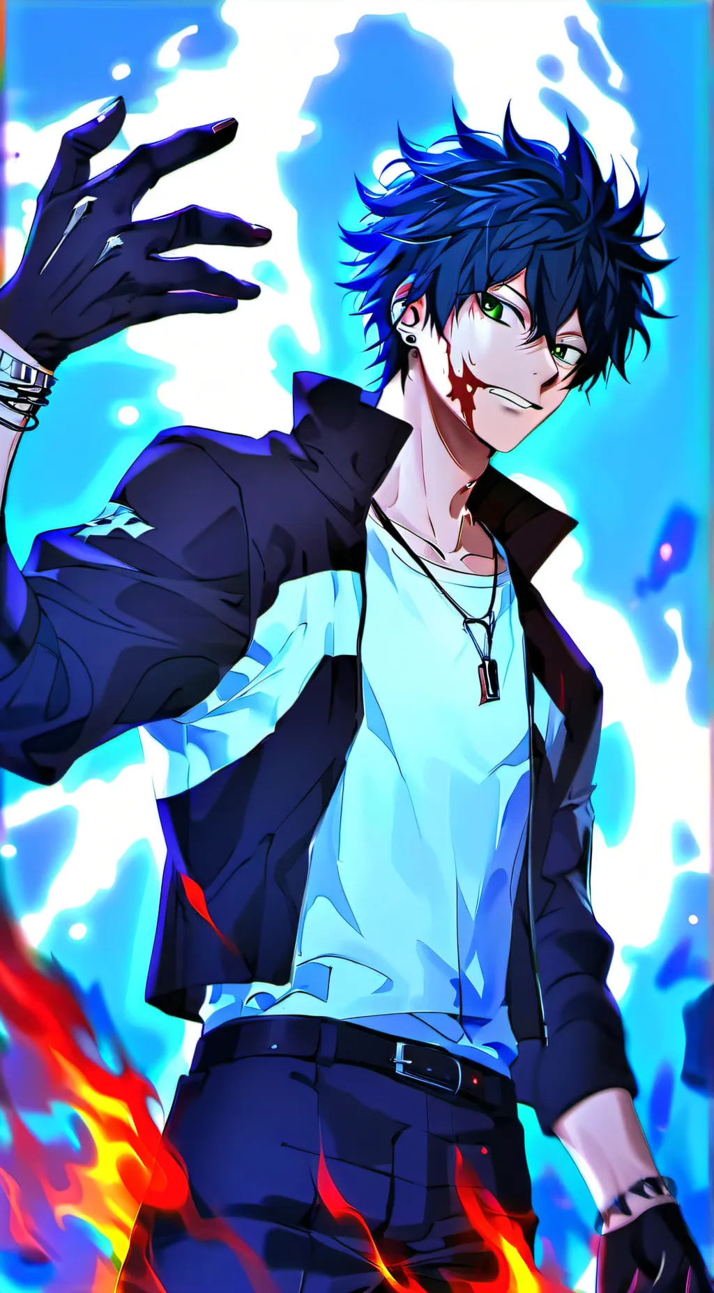 ai character: dabi background