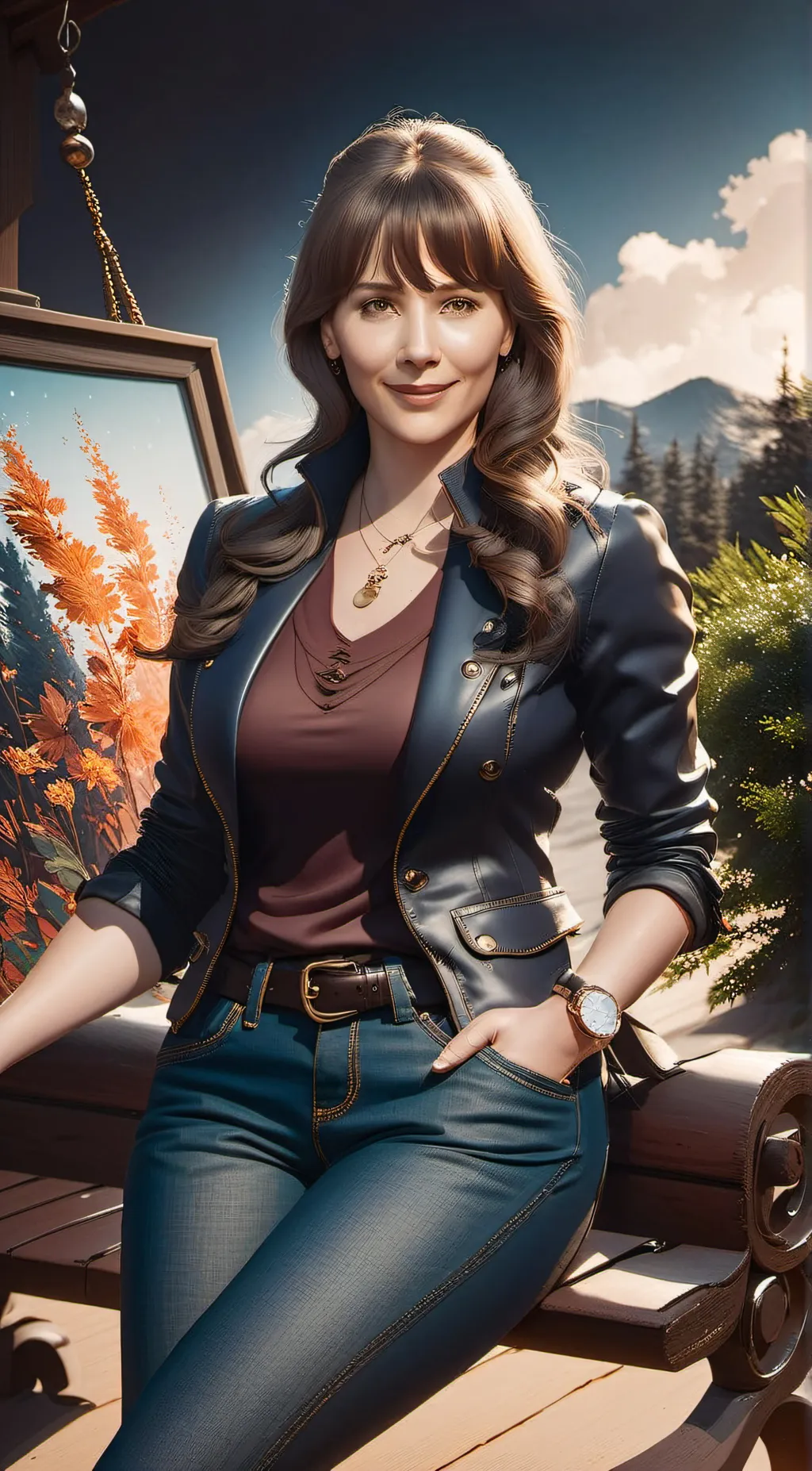 ai character: Ann Perkins background
