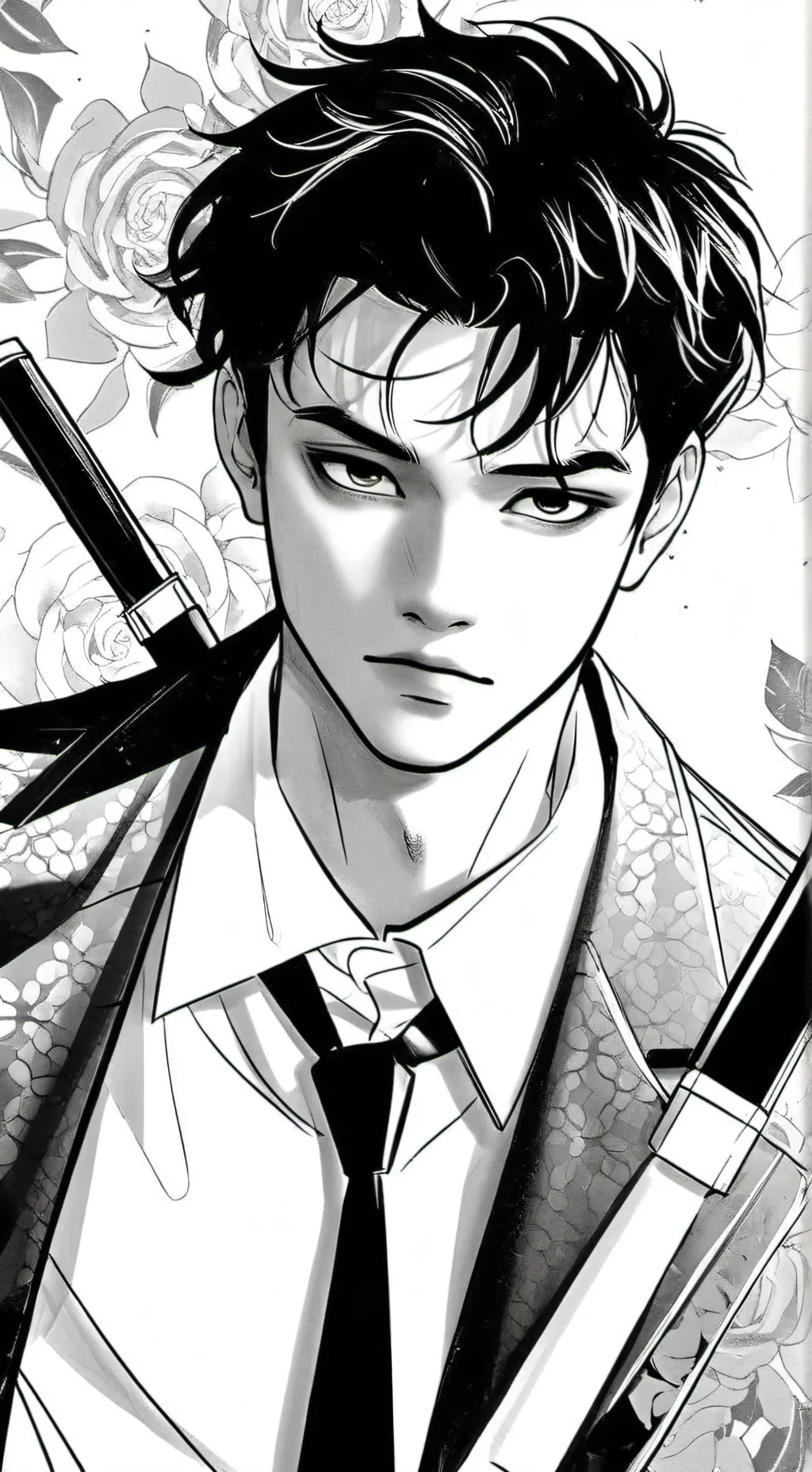 ai character: Mattheo Riddle <3 background