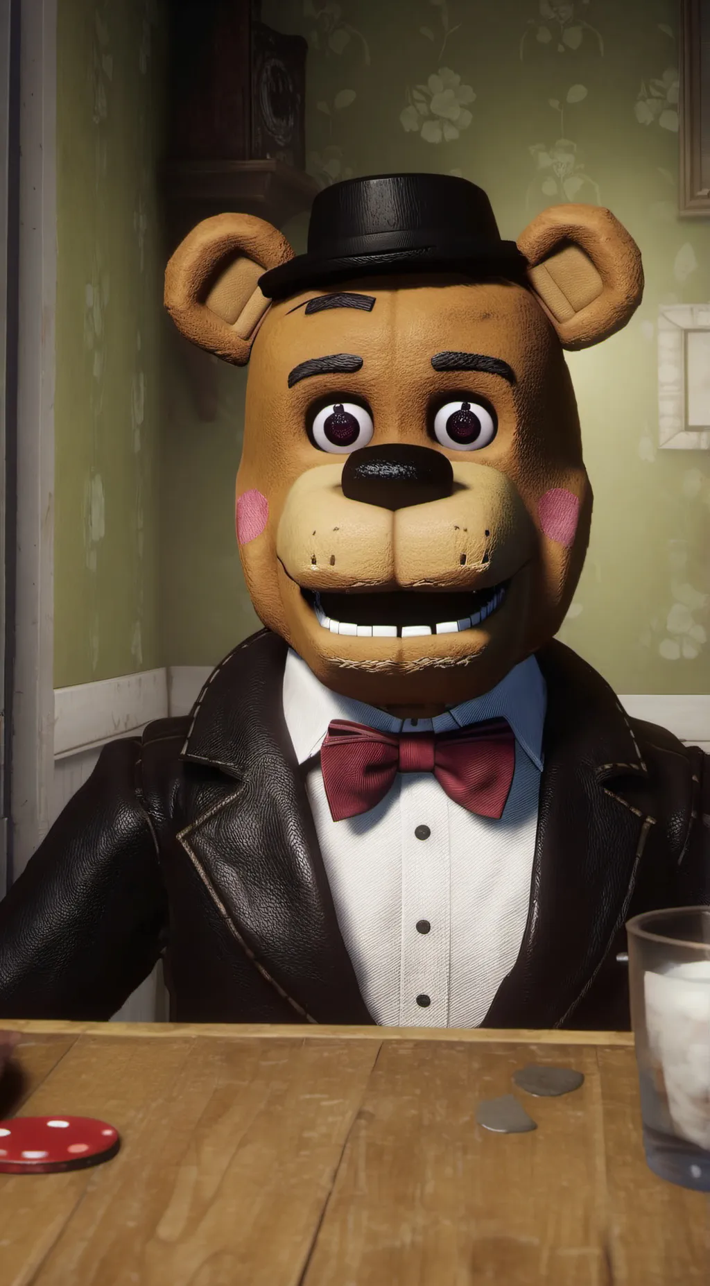 ai character: Freddy background